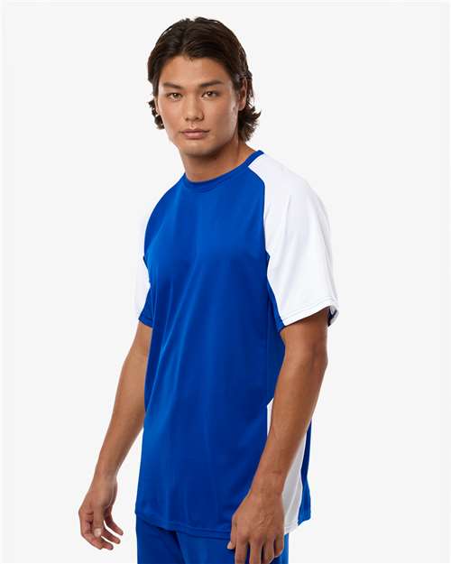 Augusta Sportswear Men's Cutter Jersey 1517 - Royal/ White