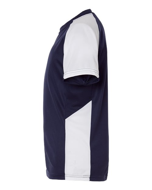 Augusta Sportswear Youth Cutter Jersey 1518 - Navy/ White