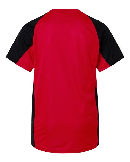 Augusta Sportswear Youth Cutter Jersey 1518 - Red/ Black