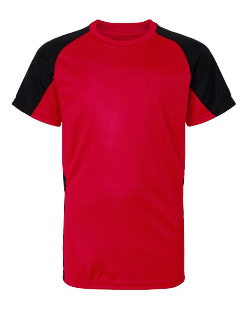 Augusta Sportswear Youth Cutter Jersey 1518 - Red/ Black