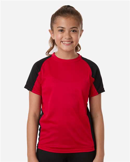Augusta Sportswear Youth Cutter Jersey 1518 - Red/ Black