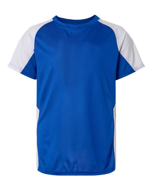 Augusta Sportswear Youth Cutter Jersey 1518 - Royal/ White