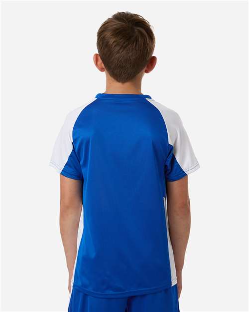 Augusta Sportswear Youth Cutter Jersey 1518 - Royal/ White