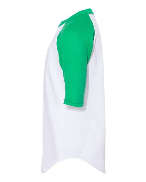 Augusta Sportswear Youth Three-Quarter Sleeve Baseball Jersey 4421