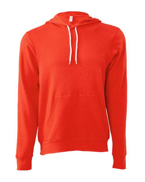 BELLA + CANVAS Unisex Sponge Fleece Hoodie Sweatshirt 3719 - Poppy