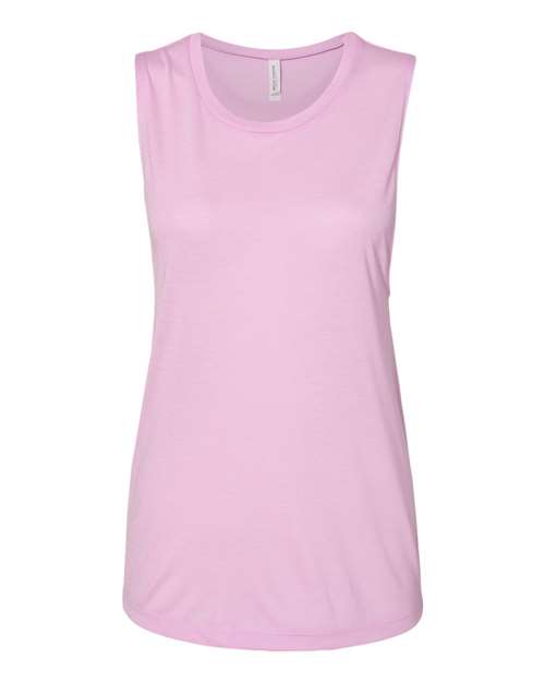 BELLA + CANVAS Women's Flowy Scoop Muscle Tank 8803 - Lilac