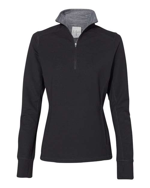 J. America Women’s Omega Stretch Quarter-Zip Pullover 8433