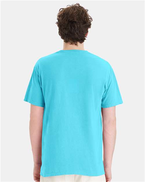 ComfortWash by Hanes Unisex Garment-Dyed Pocket T-Shirt GDH150 - Freshwater