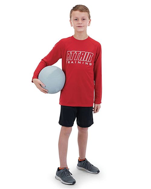 Augusta Sportswear Youth Attain Wicking Long Sleeve Shirt 2796