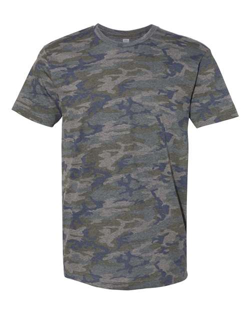 LAT Unisex Fine Jersey Tee 6901 - Vintage Camo