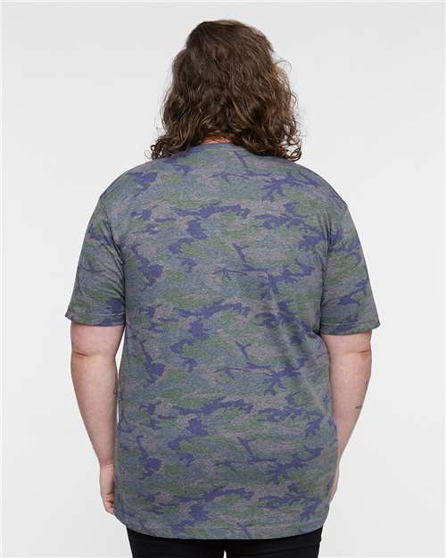 LAT Unisex Fine Jersey Tee 6901 - Vintage Camo