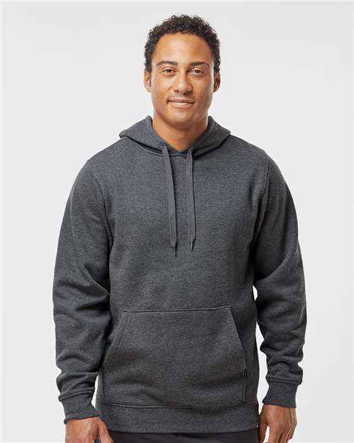 Augusta Sportswear Unisex 60/40 Fleece Hooded Sweatshirt 5414 - Carbon Heather