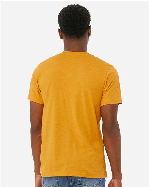 BELLA + CANVAS CVC Jersey Tee 3001CVC - Heather Mustard