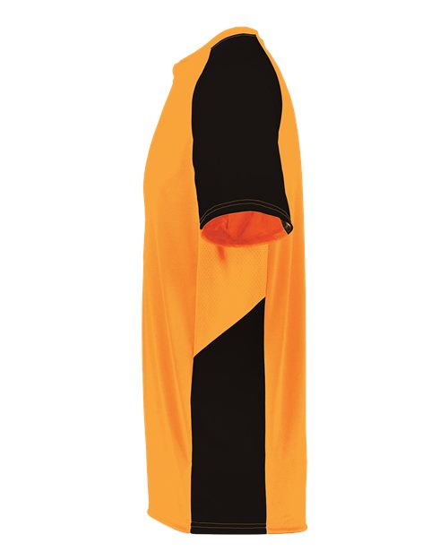 Augusta Sportswear Men's Cutter Jersey 1517 - Power Orange/ Black