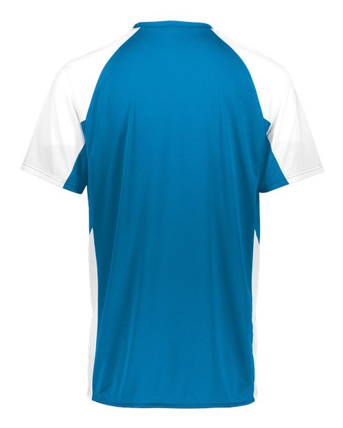 Augusta Sportswear Youth Cutter Jersey 1518 - Power Blue/ White