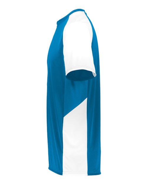 Augusta Sportswear Youth Cutter Jersey 1518 - Power Blue/ White