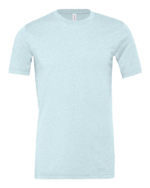 BELLA + CANVAS CVC Jersey Tee 3001CVC - Heather Prism Ice Blue
