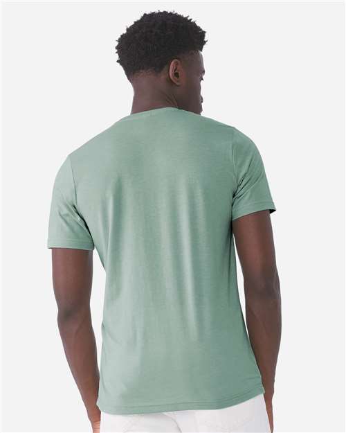 BELLA + CANVAS CVC Jersey Tee 3001CVC - Heather Dusty Blue