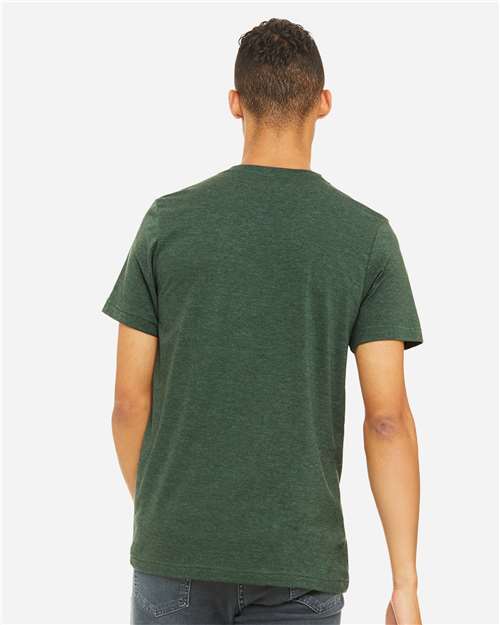 BELLA + CANVAS CVC Jersey Tee 3001CVC - Heather Forest
