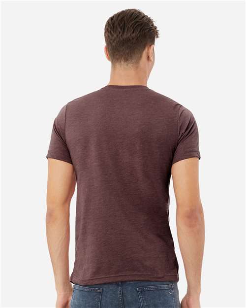 BELLA + CANVAS CVC Jersey Tee 3001CVC - Heather Maroon