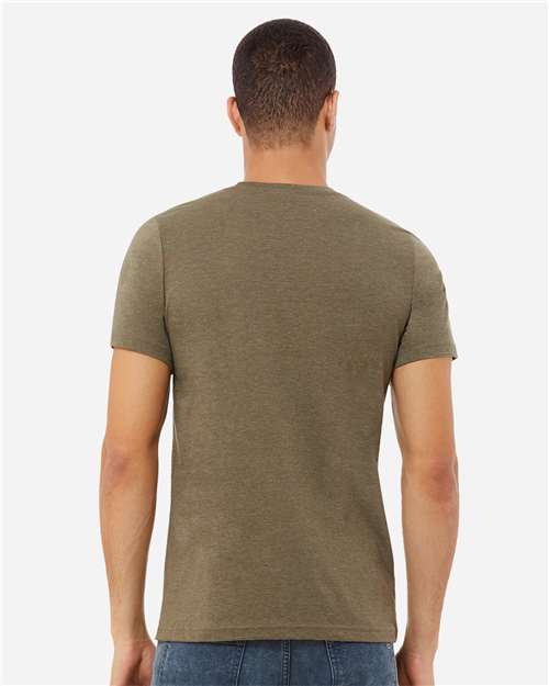BELLA + CANVAS CVC Jersey Tee 3001CVC - Heather Olive