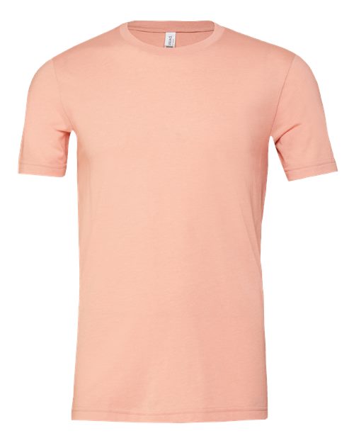BELLA + CANVAS CVC Jersey Tee 3001CVC - Heather Peach
