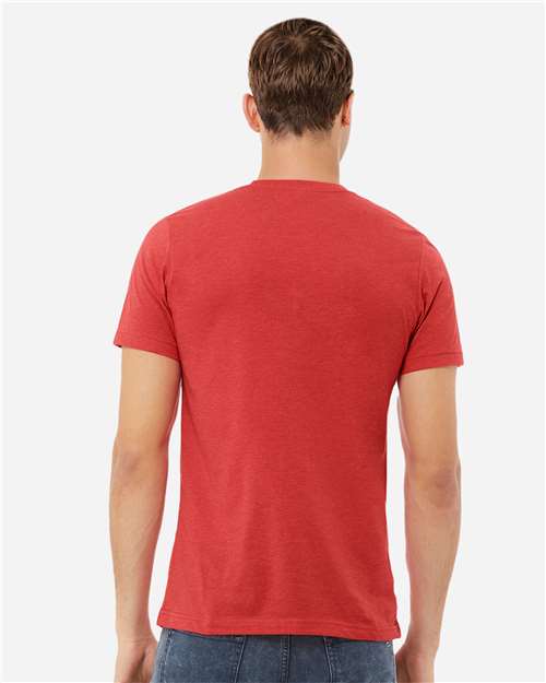 BELLA + CANVAS CVC Jersey Tee 3001CVC - Heather Red