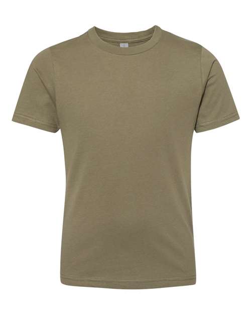 Next Level Youth Cotton T-Shirt 3310 - Military Green