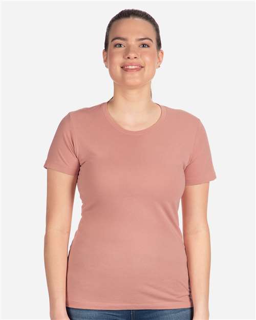 Next Level Women’s Cotton T-Shirt 3900 - Desert Pink