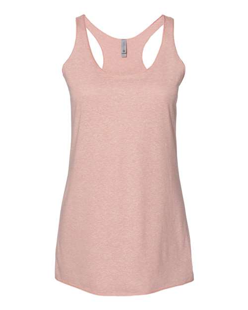 Next Level Women’s Triblend Racerback Tank 6733 - Desert Pink