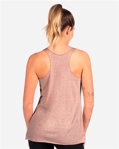 Next Level Women’s Triblend Racerback Tank 6733 - Desert Pink