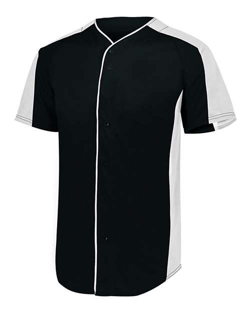 Augusta Sportswear Men's Full Button Baseball Jersey 1655