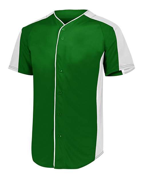 Augusta Sportswear Men's Full Button Baseball Jersey 1655
