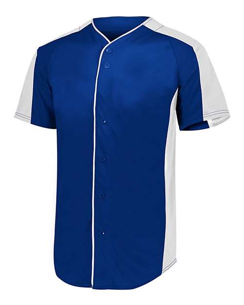 Augusta Sportswear Men's Full Button Baseball Jersey 1655