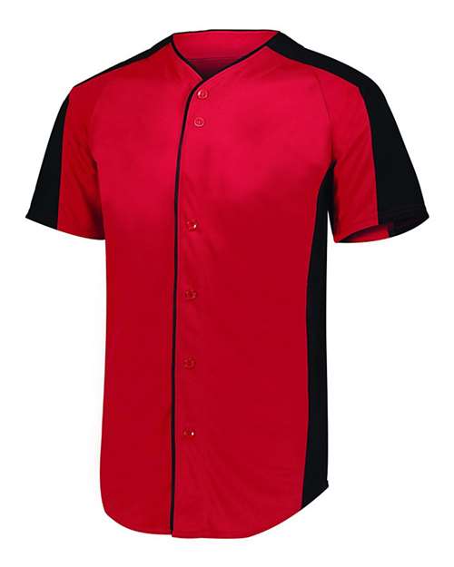 Augusta Sportswear Men's Full Button Baseball Jersey 1655