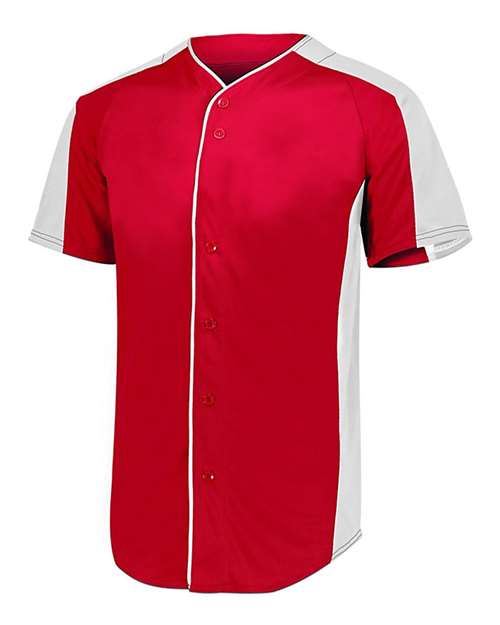 Augusta Sportswear Men's Full Button Baseball Jersey 1655