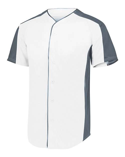Augusta Sportswear Men's Full Button Baseball Jersey 1655
