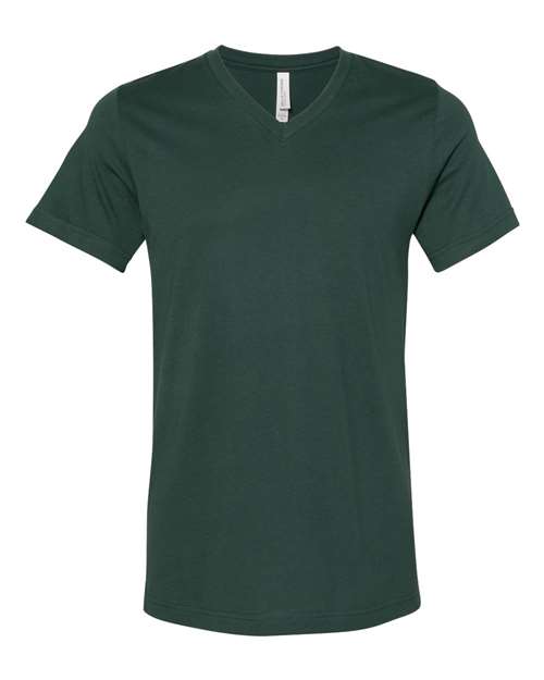 BELLA + CANVAS Unisex Jersey V-Neck Tee 3005 - Forest