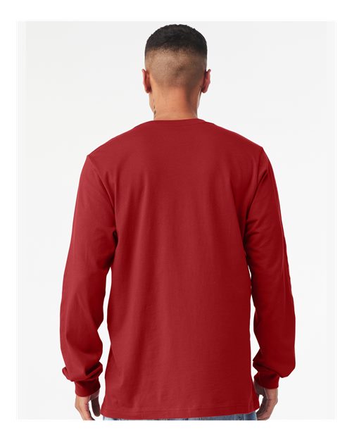 BELLA + CANVAS Unisex Jersey Long Sleeve Tee 3501 - Canvas Red
