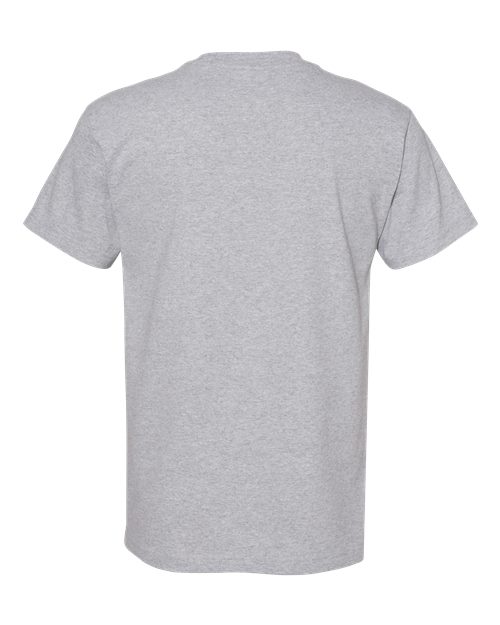 American Apparel Unisex Heavyweight Cotton Tee 1301 - Heather Grey