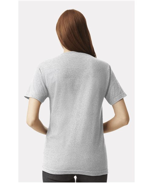 American Apparel Unisex Heavyweight Cotton Tee 1301 - Heather Grey