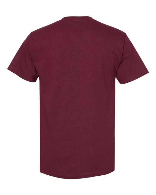 American Apparel Unisex Heavyweight Cotton Tee 1301 - Burgundy