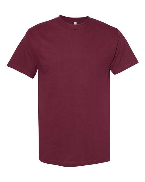 American Apparel Unisex Heavyweight Cotton Tee 1301 - Burgundy