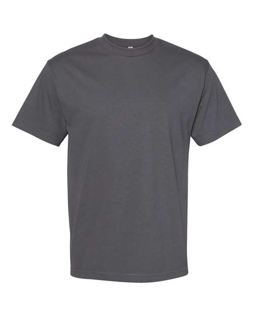 American Apparel Unisex Heavyweight Cotton Tee 1301 - Charcoal