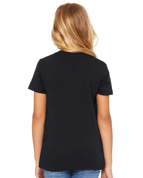 BELLA + CANVAS Youth Jersey Tee 3001Y - Vintage Black