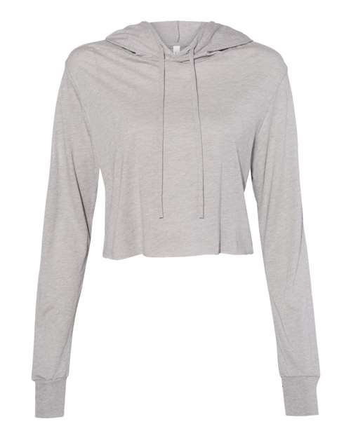 BELLA + CANVAS Women’s Triblend Crop Long Sleeve Hoodie 8512