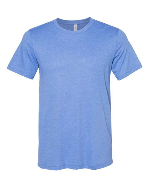 BELLA + CANVAS Unisex Sueded Tee 3301 - Heather Columbia Blue