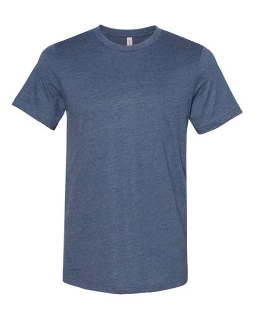 BELLA + CANVAS Unisex Sueded Tee 3301 - Heather Navy