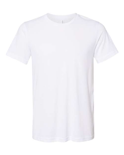 BELLA + CANVAS Unisex Sueded Tee 3301 - Solid White Blend