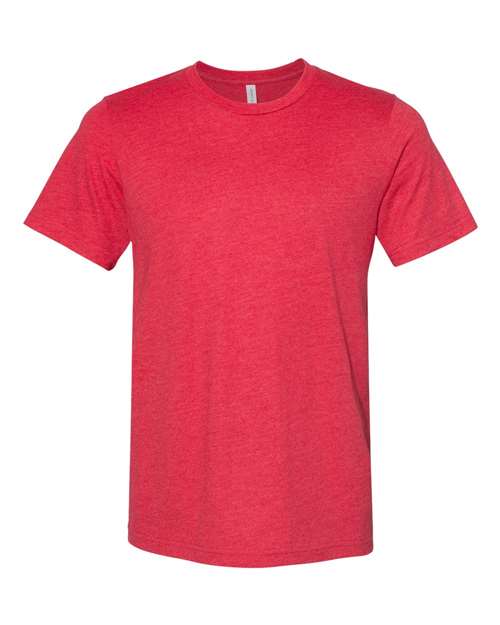 BELLA + CANVAS Unisex Sueded Tee 3301 - Heather Red